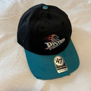 47 Brand Black and Teal Adjustable Hat